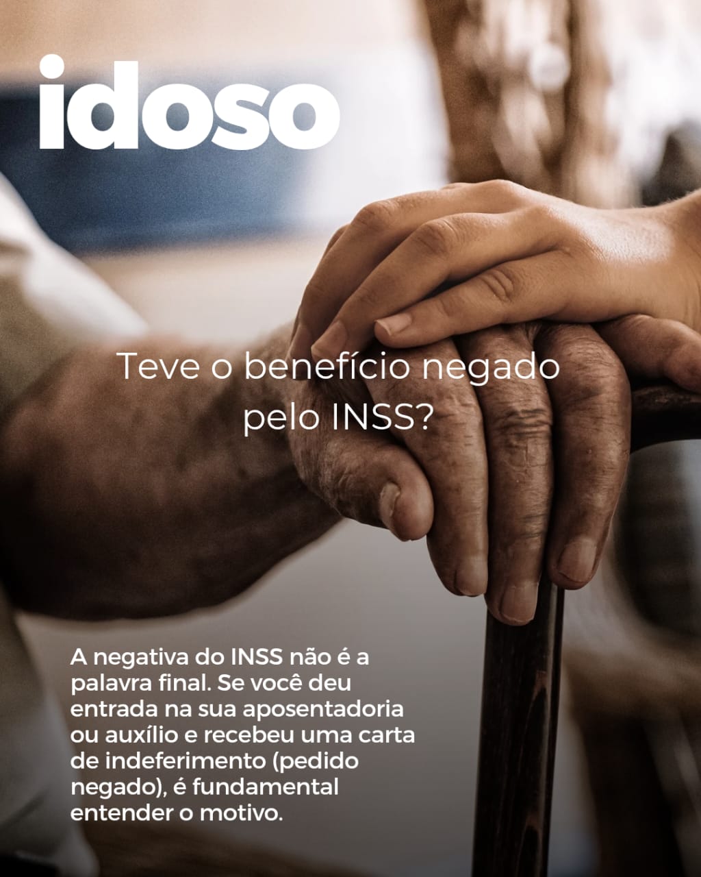 Foto de Dona Maria, beneficiária do BPC/LOAS